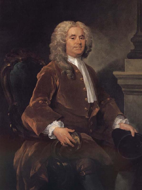 William Hogarth Mr Jones Portrait oil painting image